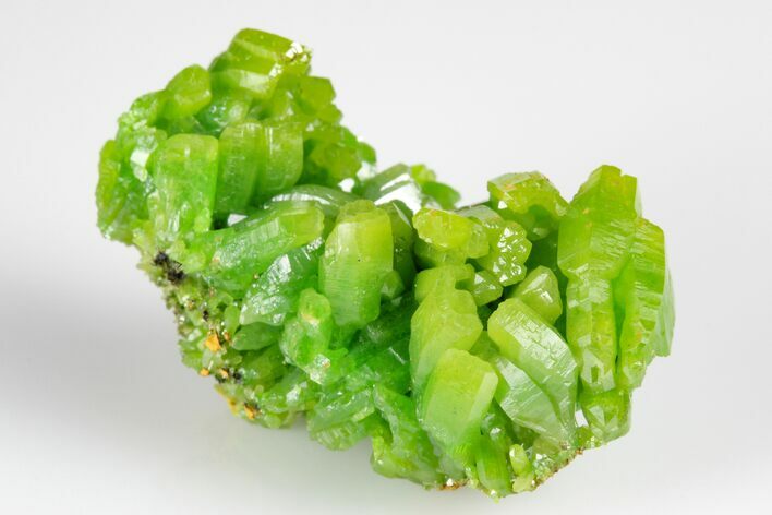 Apple-Green Pyromorphite Crystal Cluster - China #179796